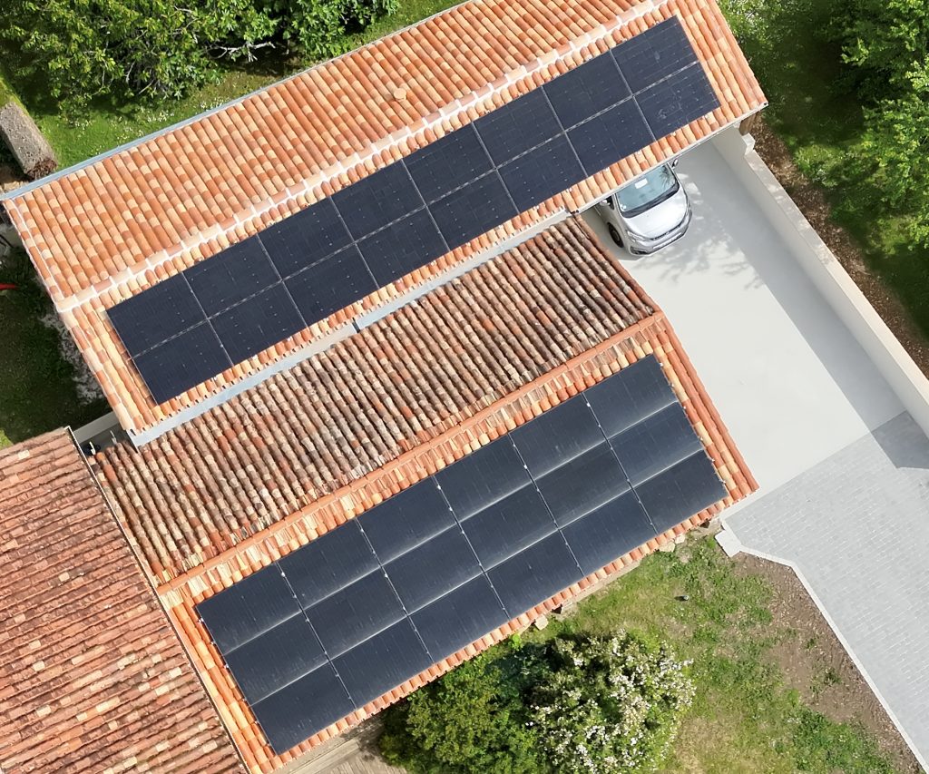 installation photovoltaique inspection drone migné-Auxances
